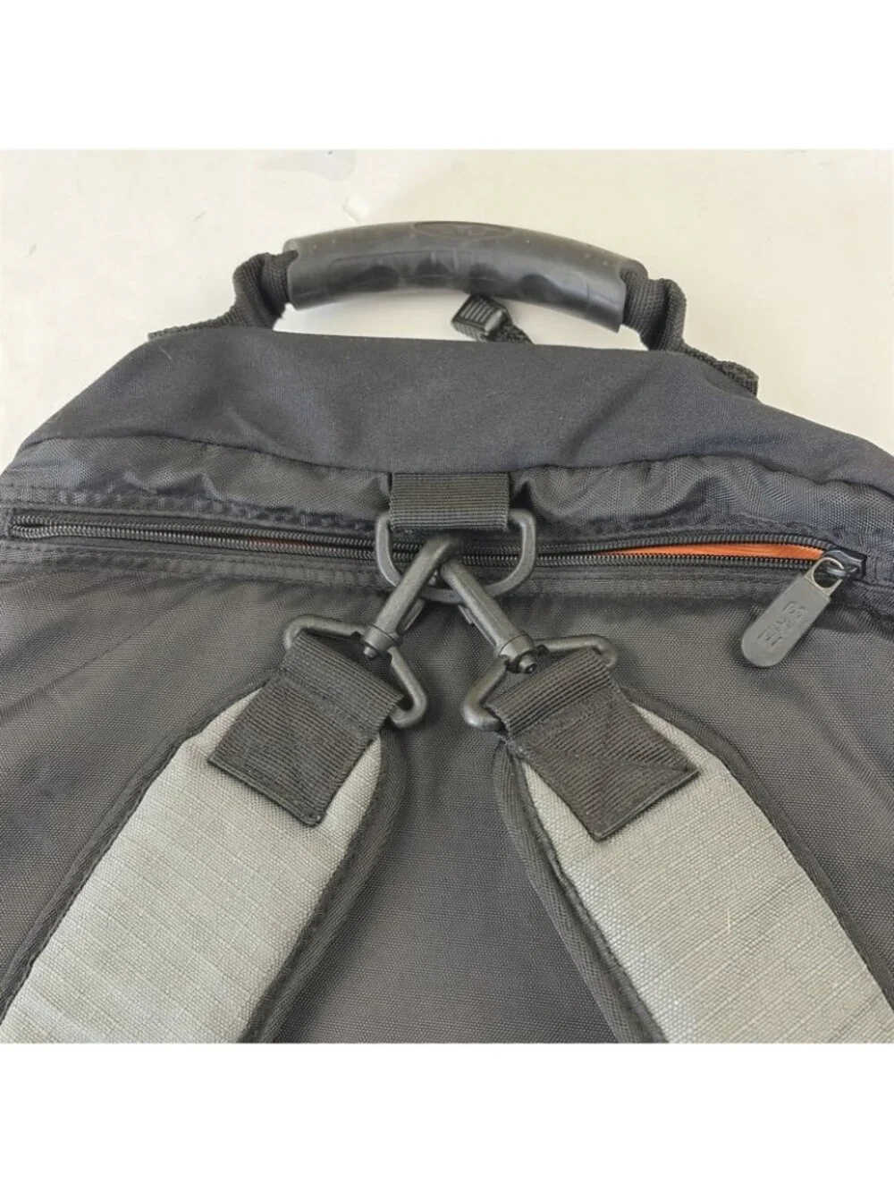 Eddie Bauer Expedition Ready 1920 Daypack Backpack Gray Black Hiking Vintage